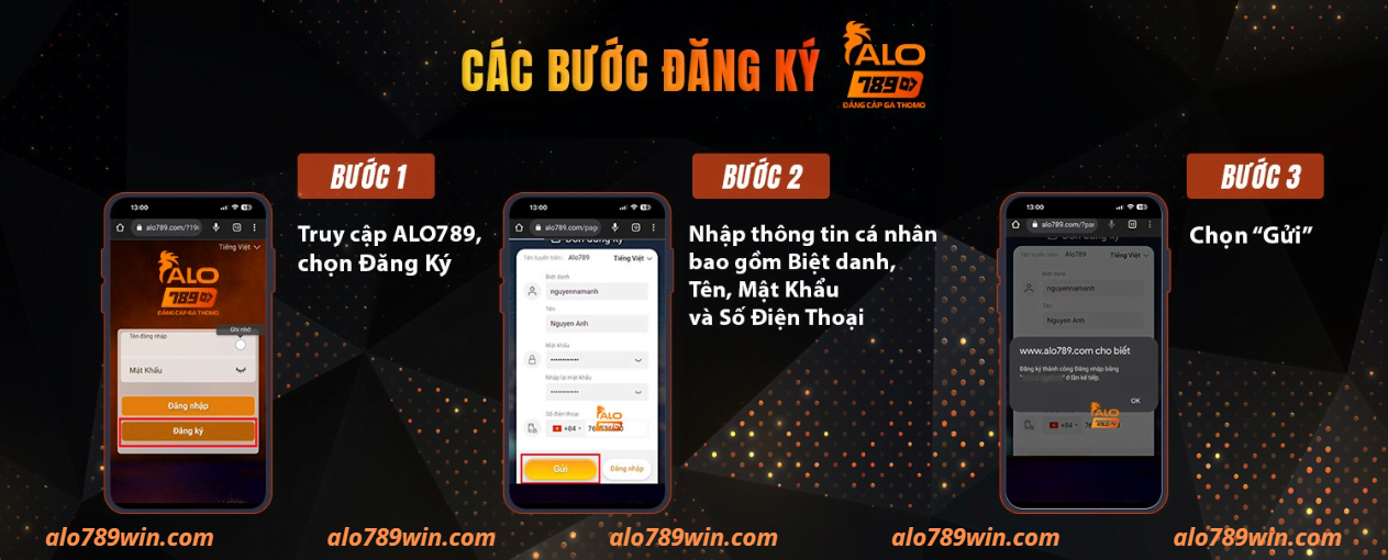 Đăng ký tài khoản alo789